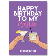 Happy Birthday Bestie Card
